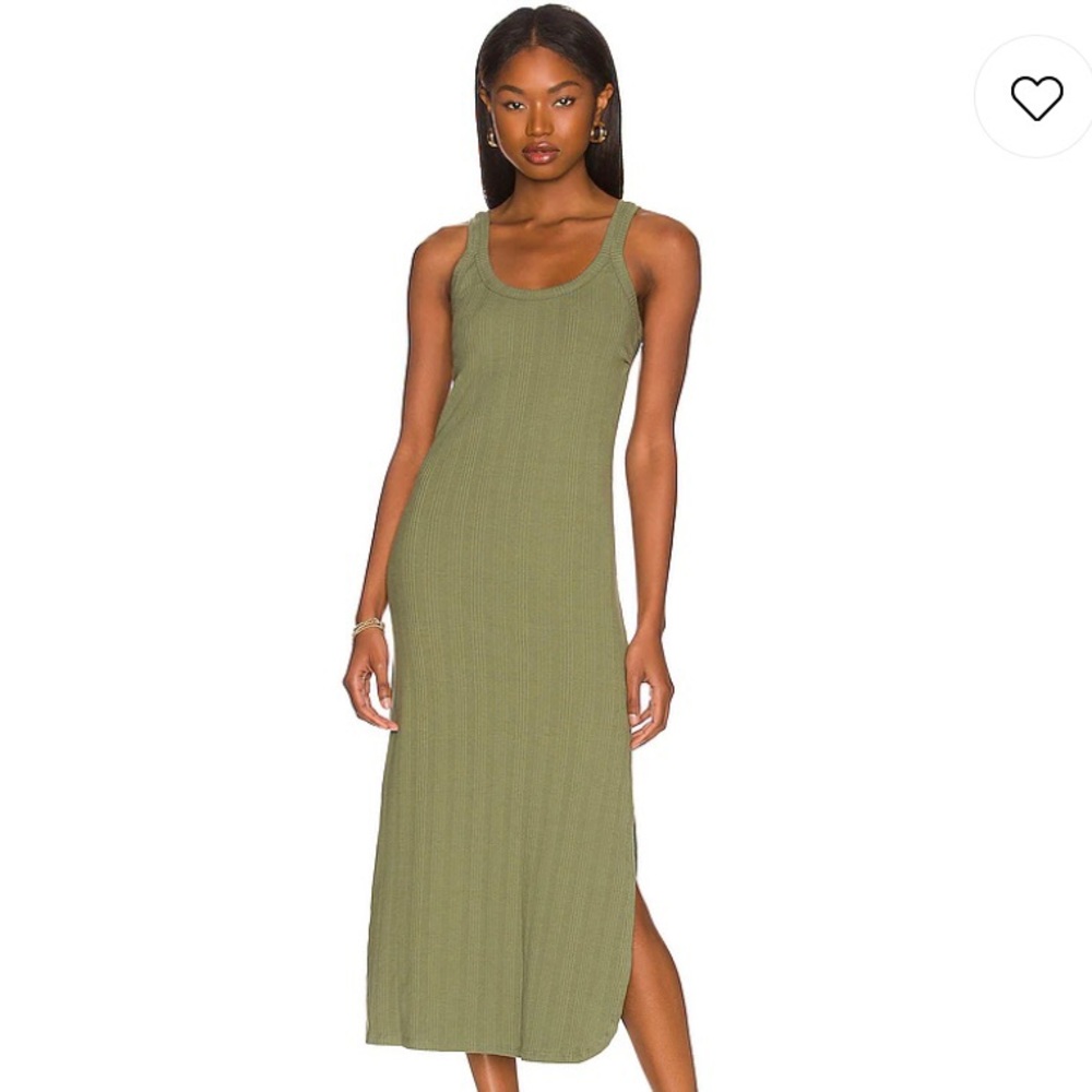 Vitamin A West Organic Rib Midi Dress